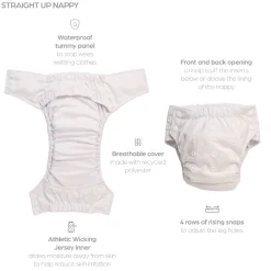 Nestling Sassy Straight Up Reusable Nappy Pants Best
