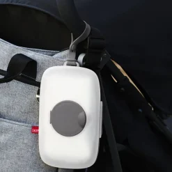 Skip Hop - Grab & Go Perfect Snug Seal Wipes Case Grey Fashion