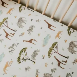 Snuggle Hunny Kids Fitted Cot Sheet - 133 x 77cm New