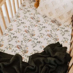 Snuggle Hunny Kids Fitted Cot Sheet - 133 x 77cm New