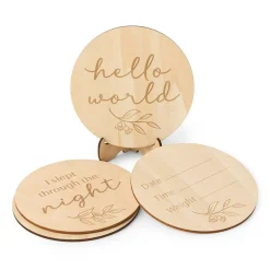 Snuggle Hunny Wooden Milestone Cards Online