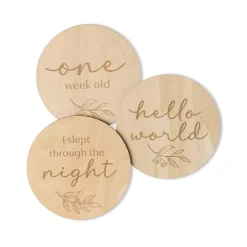 Snuggle Hunny Wooden Milestone Cards Online