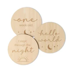 Snuggle Hunny Wooden Milestone Cards Online
