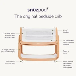 Snuz Pod5 Bedside Bassinet Sale
