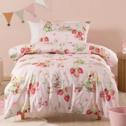 Squiggles Duvet Cover Set - Strawberry Garden Best