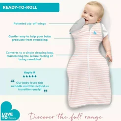 Love to Dream Swaddle Up 50:50 All Seasons Transition Bag 1.5 tog North Star Fashion