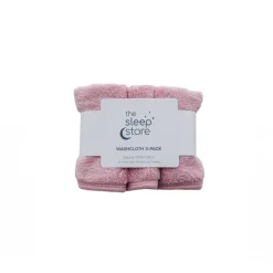 The Sleep Store Deluxe Towelling Wash Cloths - 3 Pack Fashion