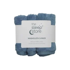 The Sleep Store Deluxe Towelling Wash Cloths - 3 Pack Fashion