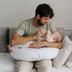 The Sleep Store Feeding Pillow + Pillowcase New