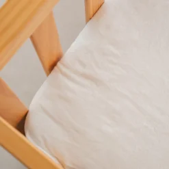 The Sleep Store Flannelette Cot Fitted Sheet - 70 x 130cm Natural Hot