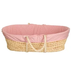 The Sleep Store Moses Basket Liner - Clearance Berry Dot Outlet