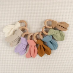 The Sleep Store Muslin & Wood Teether Sale