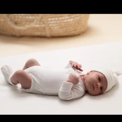 The Sleep Store Organic Cotton Pointelle Knotted Hat New