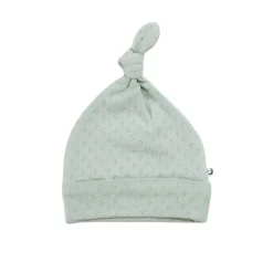 The Sleep Store Organic Cotton Pointelle Knotted Hat New