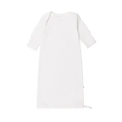 The Sleep Store Organic Cotton Pointelle Drawstring Baby Gown Best