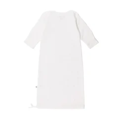 The Sleep Store Organic Cotton Pointelle Drawstring Baby Gown Best