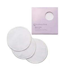 The Sleep Store Reusable Breast Pads - 3 pairs White Clearance