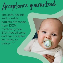 Tommee Tippee - Glow Night Soothers 2 Pack Fashion