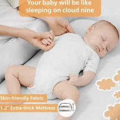 Unilove Hug Me Plus 3-in-1 Bedside Bassinet with Mosquito Net Shadow Grey Outlet