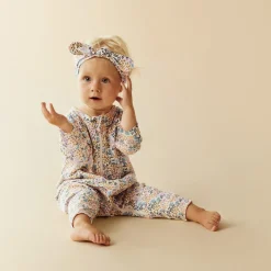 Wilson + Frenchy Wilson & Frenchy Organic Cotton Zipsuit with Feet - Current Season Fashion
