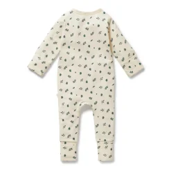 Wilson + Frenchy Wilson & Frenchy Organic Cotton Zipsuit with Feet - Current Season Fashion