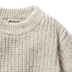 Wilson + Frenchy Wilson & Frenchy Organic Knitted Jumper Cookie and Cream Hot