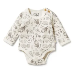 Wilson + Frenchy Wilson & Frenchy Organic Long Sleeve Bodysuit Outlet