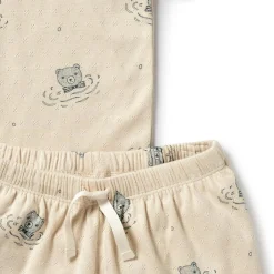 Wilson + Frenchy Wilson & Frenchy Organic Pointelle Short Sleeve Pyjamas Clearance
