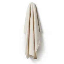 Wilson + Frenchy Wilson & Frenchy Organic Stripe Rib Bunny Rug/Swaddle Blanket Oatmeal Hot