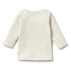 Wilson + Frenchy Wilson & Frenchy Organic Stripe Rib Long Sleeve Top New