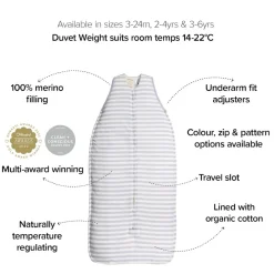 Woolbabe Duvet Front Zip Sleeping Bag Clearance
