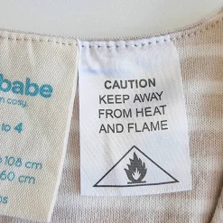 Woolbabe Duvet Sleeping Suit with Sleeves - Discontinued Pebble Hot