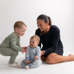 Woolbabe Relax! Henley Long-Sleeve Nightie Solid Night Best