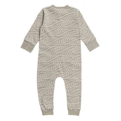 Woolbabe X BO & KO Collab Pyjama Suit Flax Ngaru Clearance
