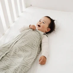 Woolbabe X BO & KO Collab 3 Seasons Front Zip Sleeping Bag Flax Ngaru Fashion