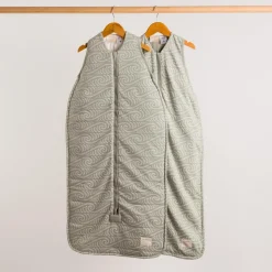 Woolbabe X BO & KO Collab 3 Seasons Front Zip Sleeping Bag Flax Ngaru Fashion