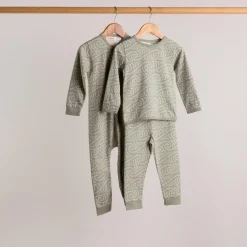 Woolbabe X BO & KO Collab Winter Pyjamas Flax Ngaru Best