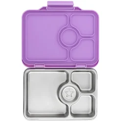 YumBox Pret Stainless Steel 4 Compartment Bento Lunchbox New