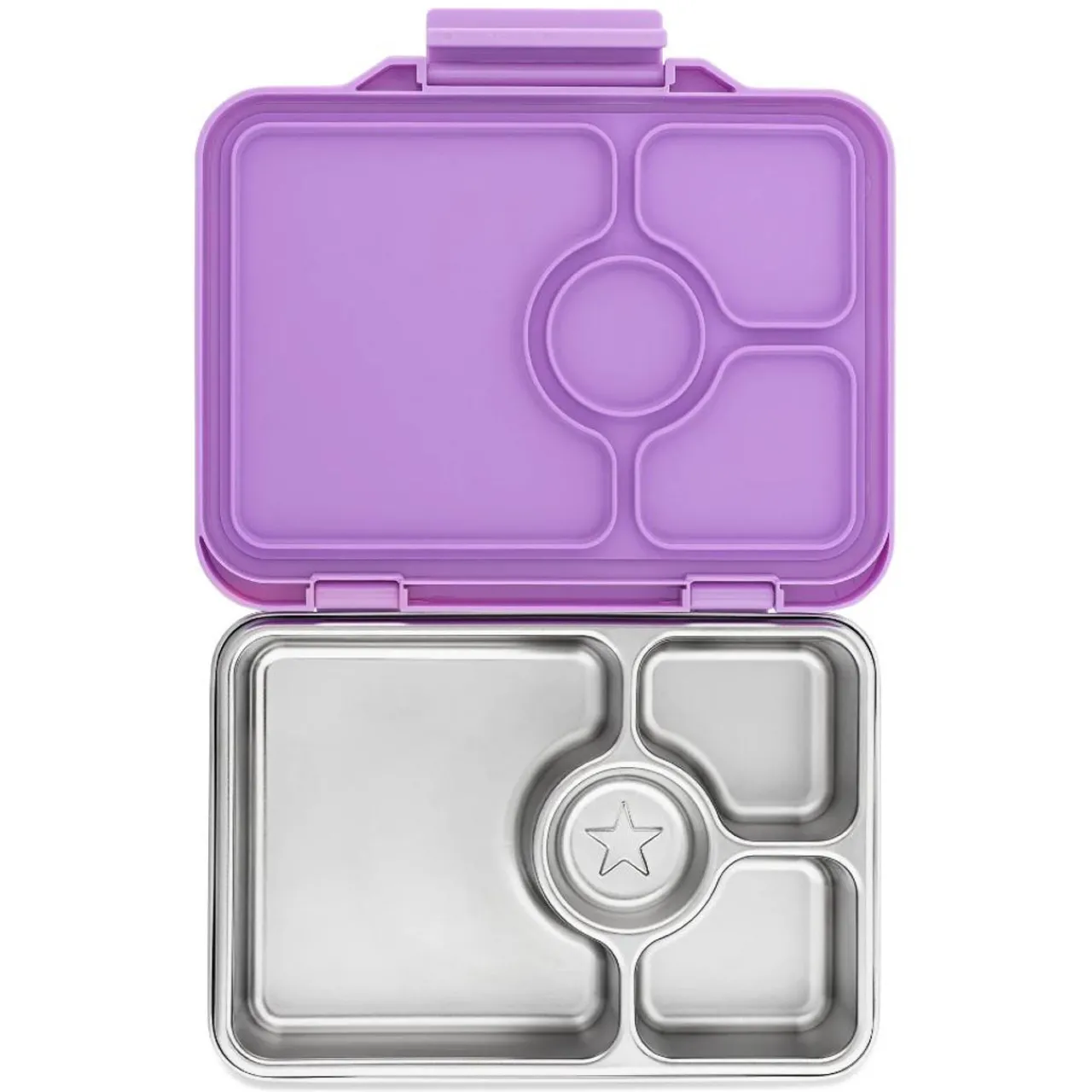YumBox Pret Stainless Steel 4 Compartment Bento Lunchbox New