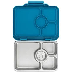 YumBox Pret Stainless Steel 4 Compartment Bento Lunchbox New